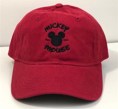 mickey mouse ears embroidered hat.